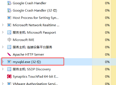 win10系统安装MYSQL端口被占用？